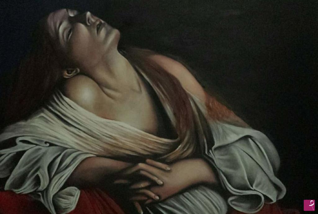 quadri in vendita online -  Copia di " La maddalena in estasi" di Caravaggio 