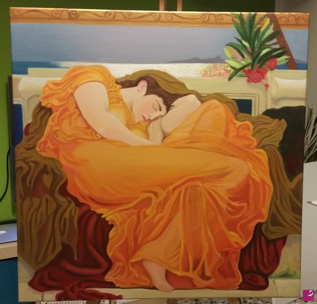 quadri in vendita online - Copia "Flaming june "