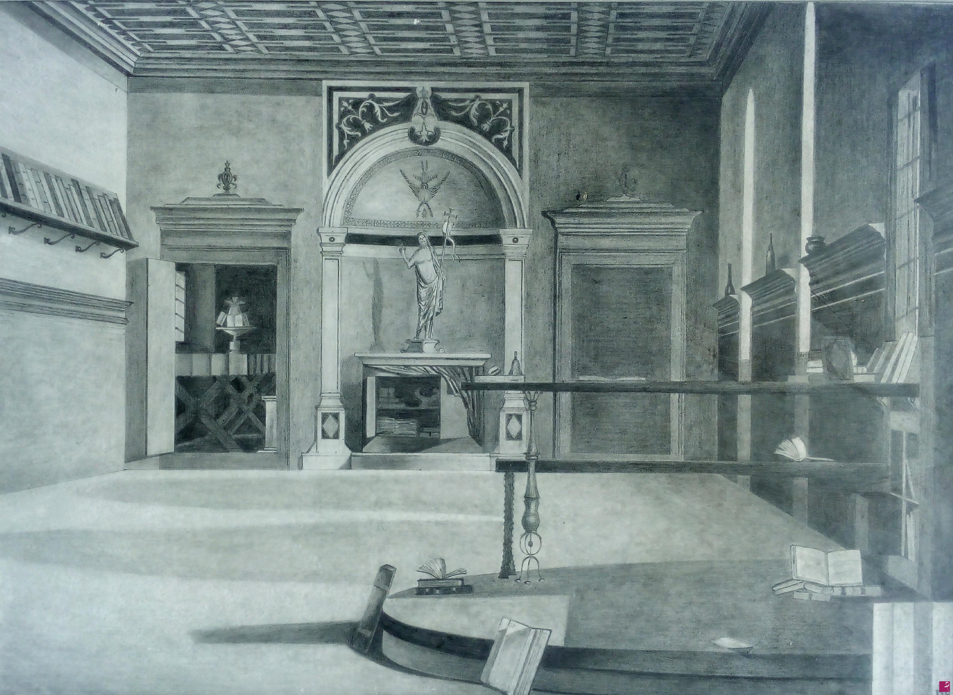 quadri in vendita online - Copia: "Sant'Agostino nello studio o Visione di Sant'Agostino" di Carpaccio