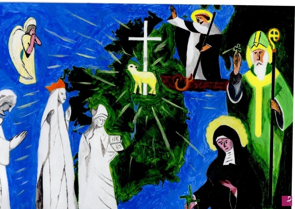 quadri in vendita online - Copia stampata di Irish painting
