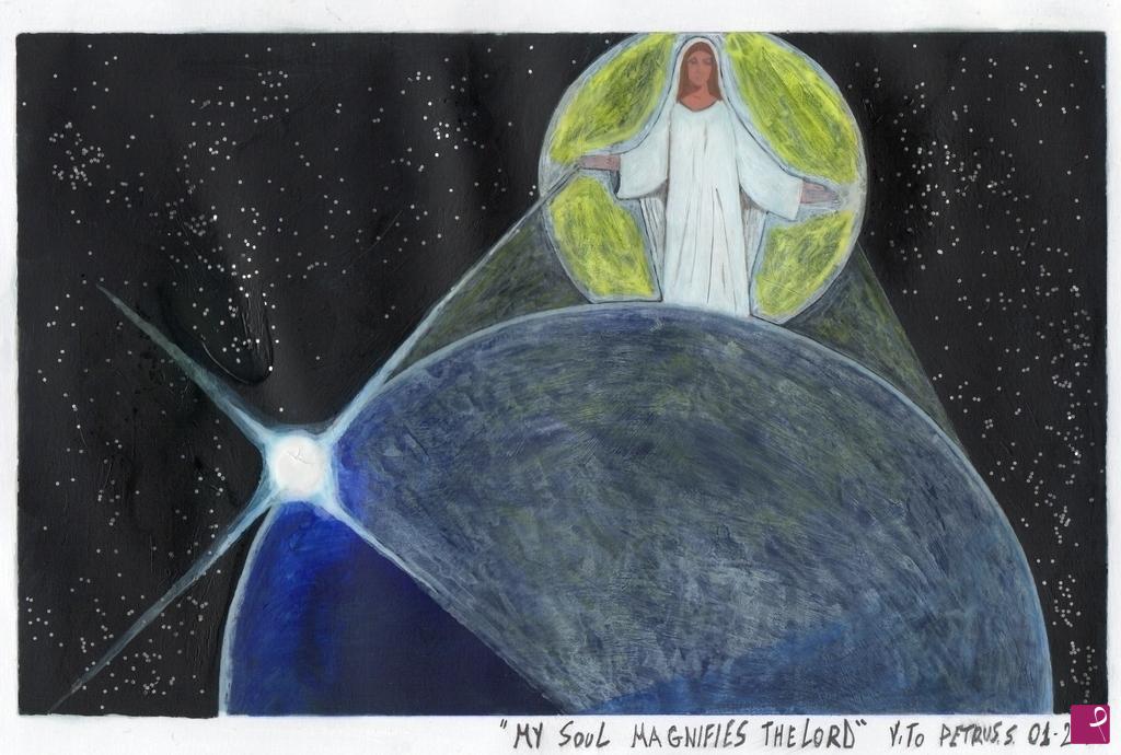 quadri in vendita online - Copia stampata di My soul magnifies the Lord