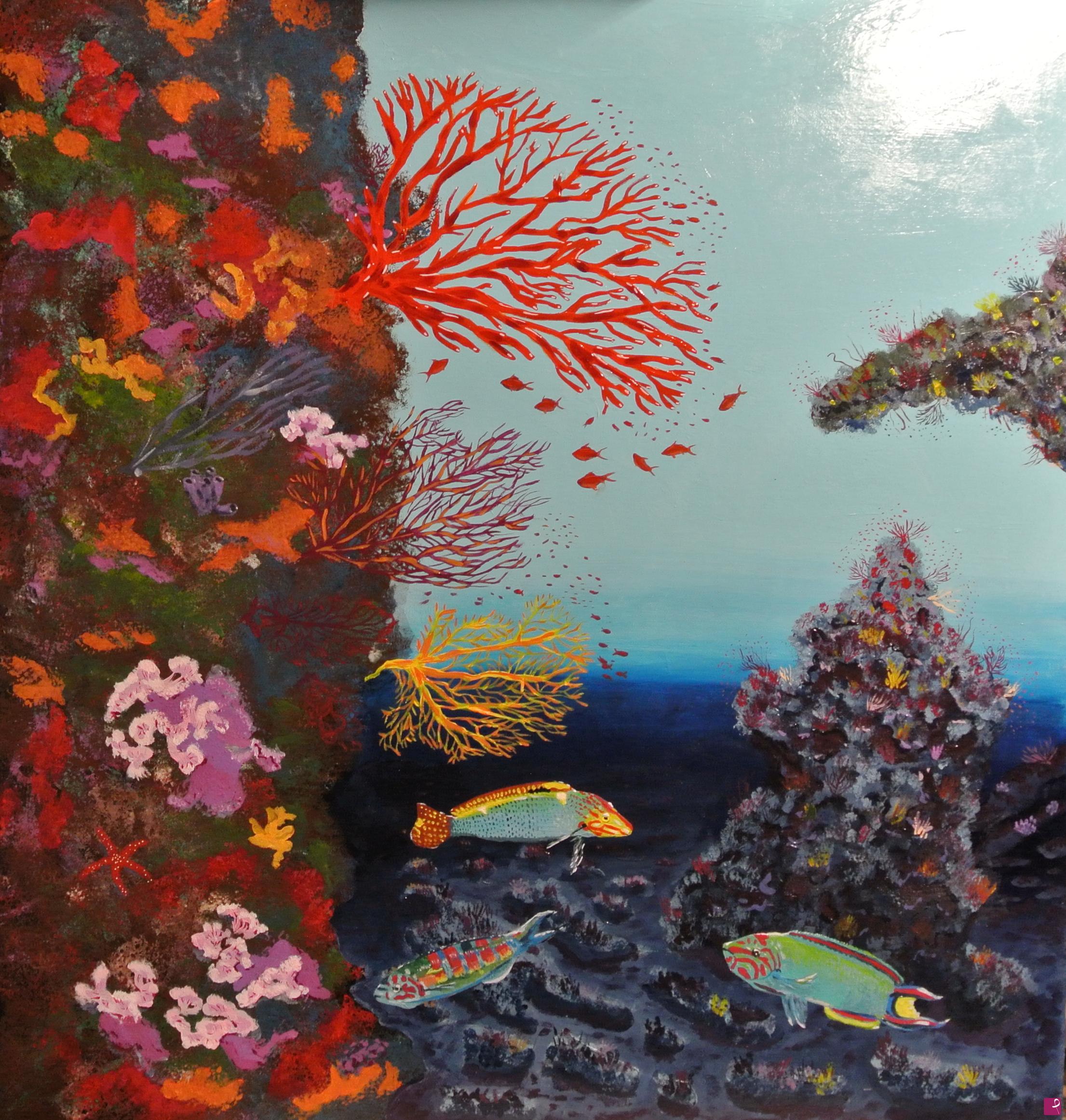 quadri in vendita online - Coral Life 3