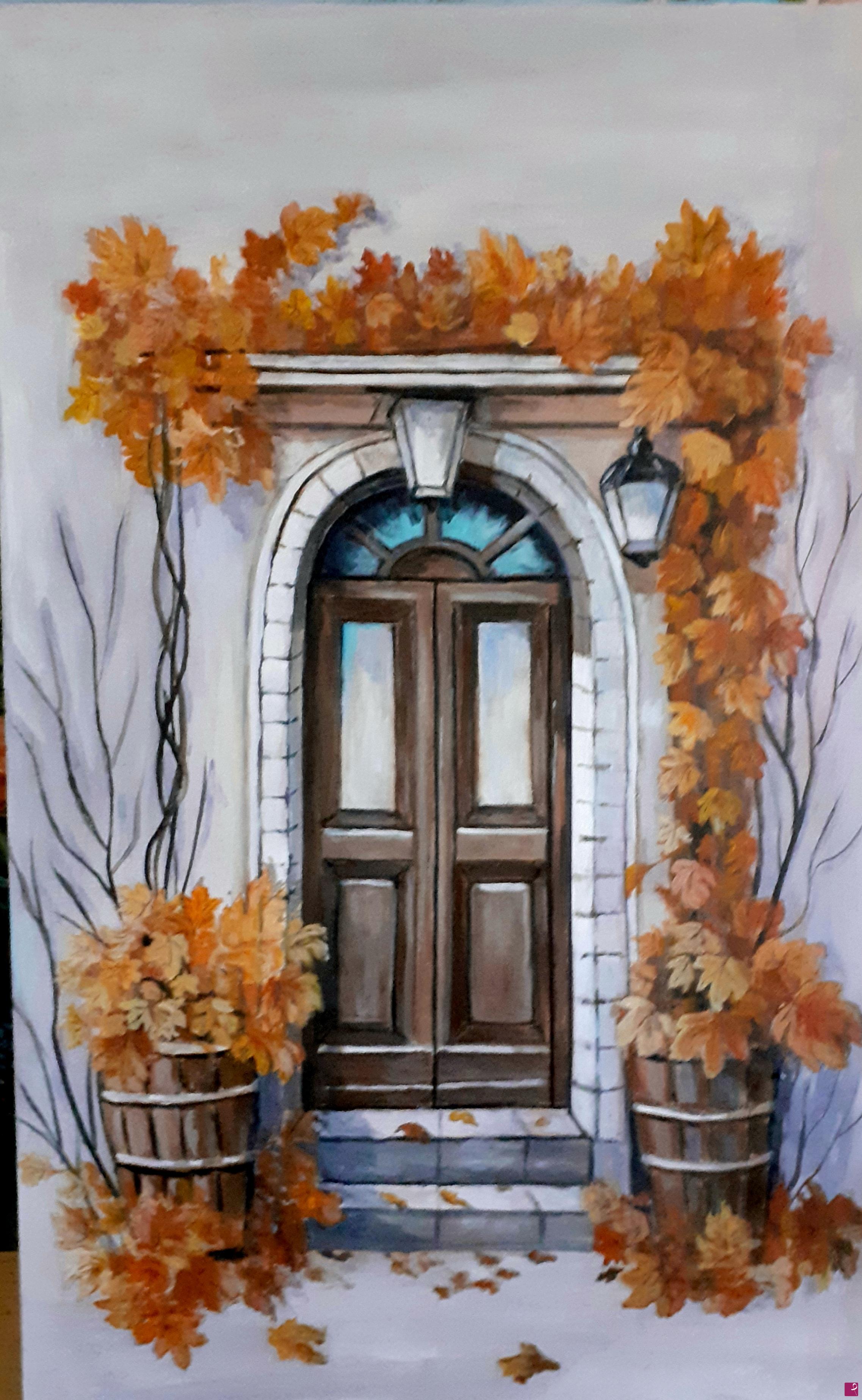 quadri in vendita online - Cornice autunnale