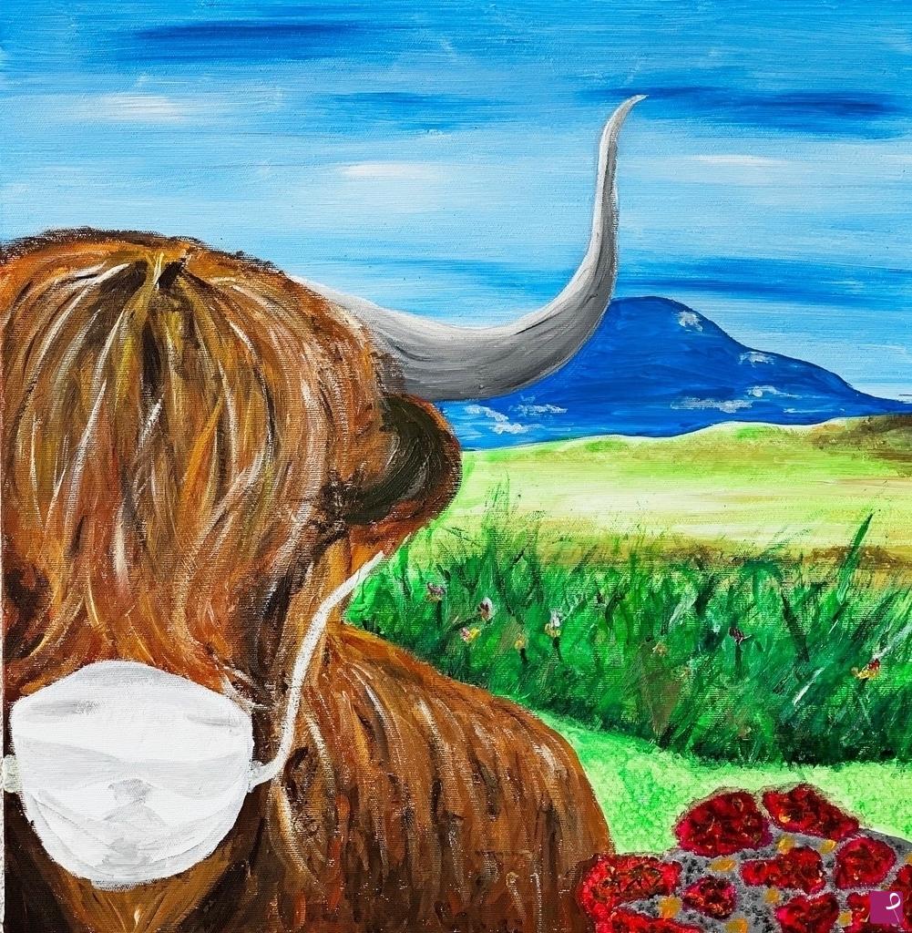 quadri in vendita online - CORONA COW