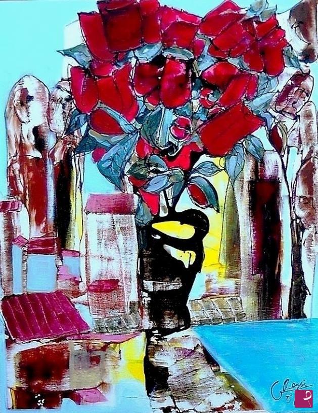 quadri in vendita online - "Corpus Domini" 35x45 cm tecnica mista