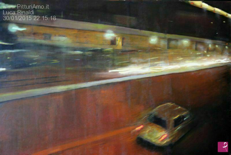 quadri in vendita online - Corsa nella notte