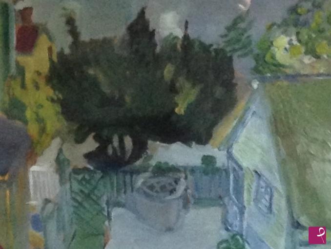 quadri in vendita online - Cortile della Maria