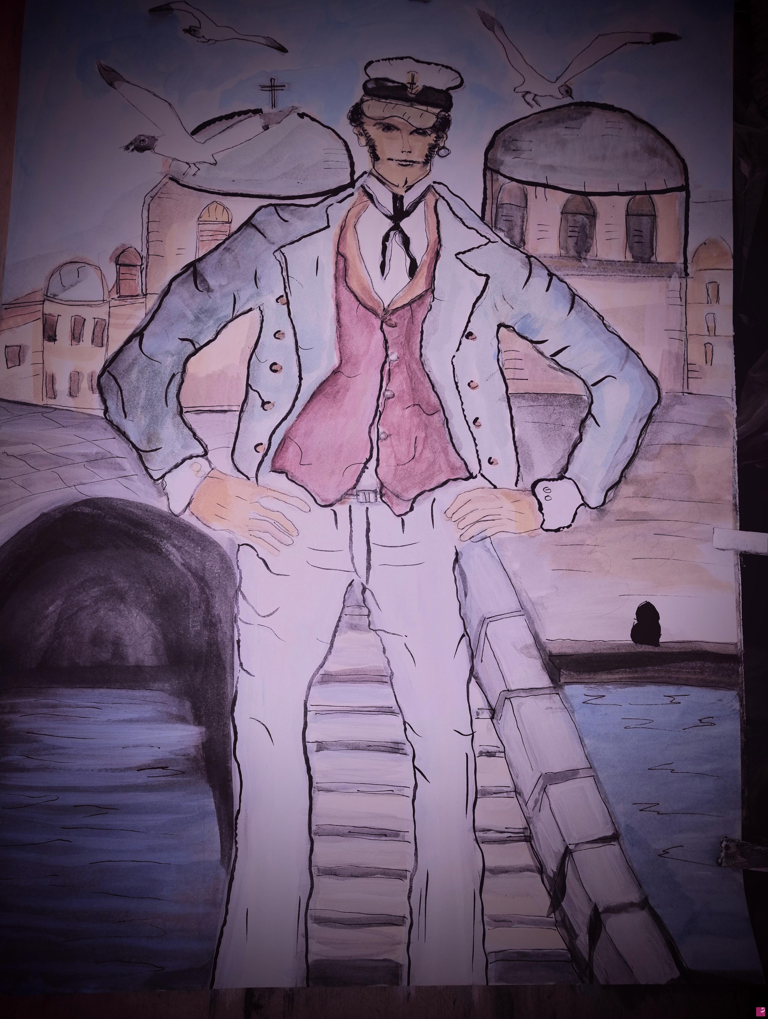 quadri in vendita online - Corto Maltese