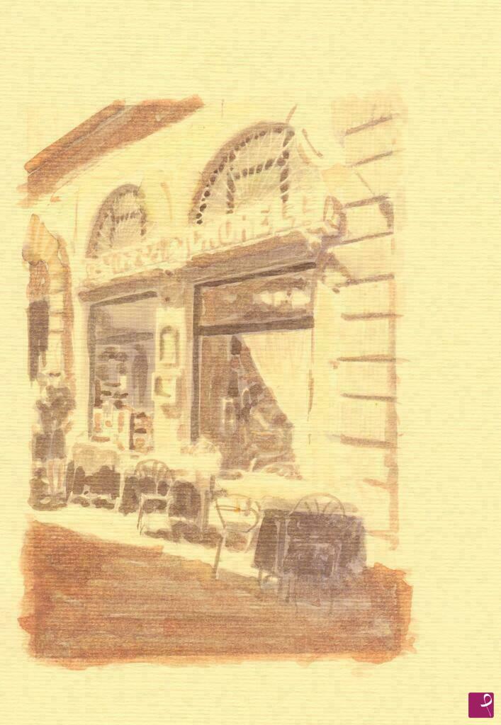 quadri in vendita online - Cortona - Bar Signorelli