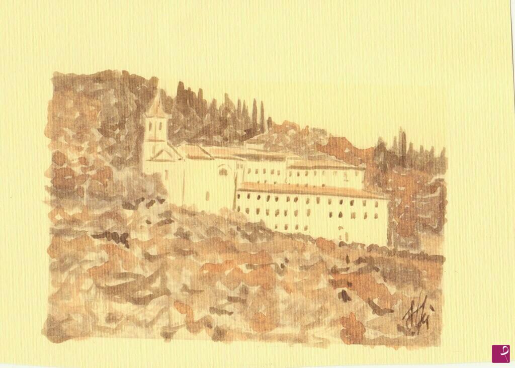 quadri in vendita online - Cortona - Chiesa delle Contesse