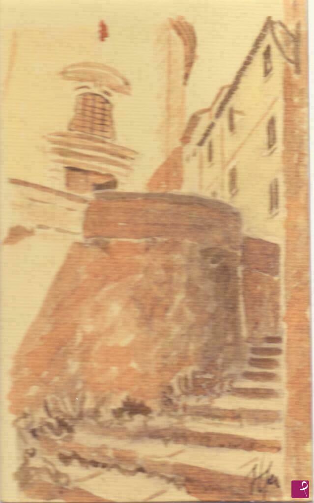 quadri in vendita online - Cortona - San Sebastiano