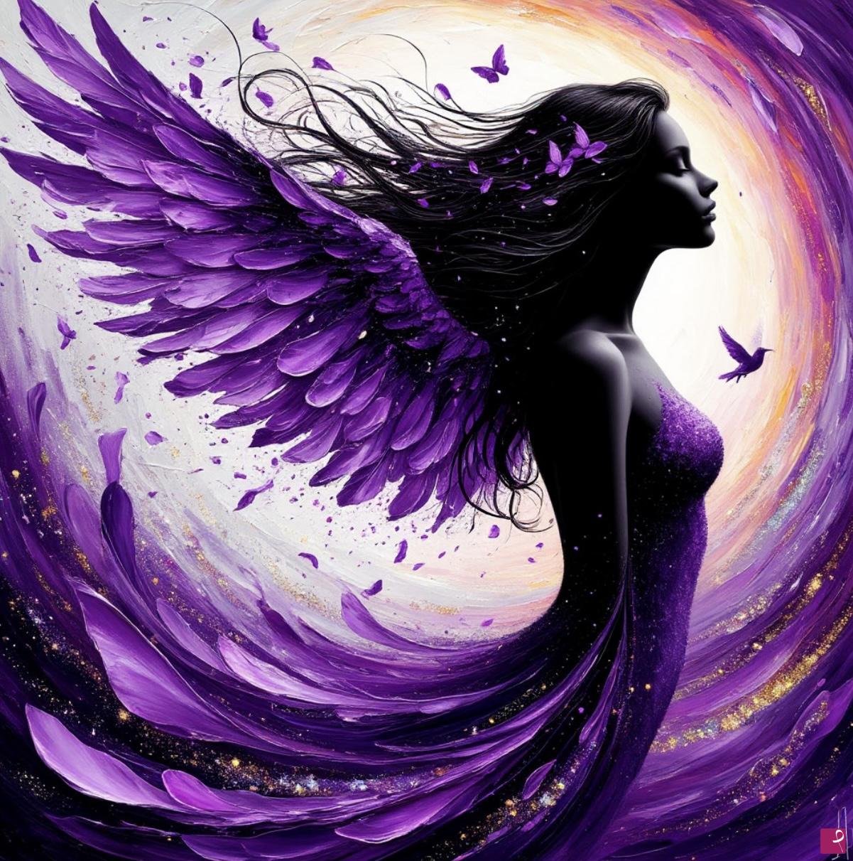 quadri in vendita online - Cosmos and Angel 