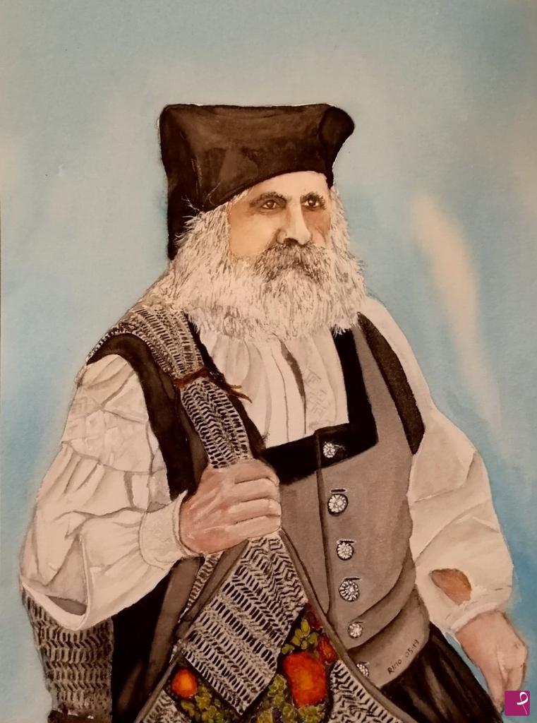 quadri in vendita online - costume campidanese