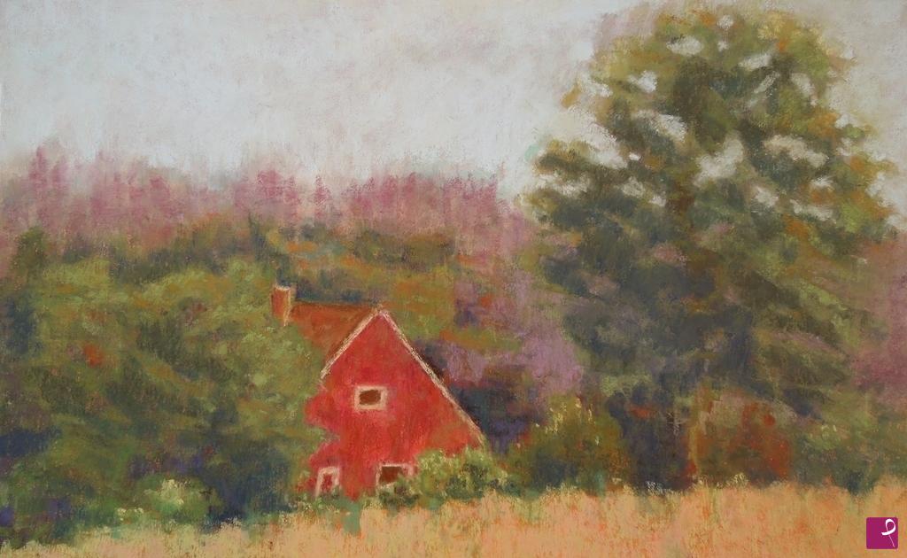 quadri in vendita online - Cottage rosso - 62