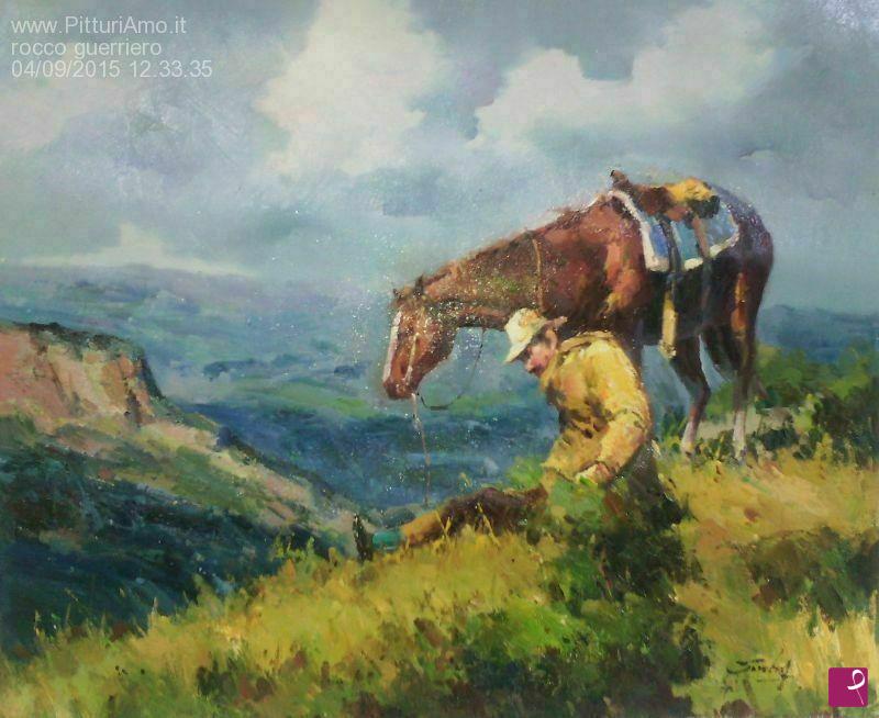 quadri in vendita online - cow boy