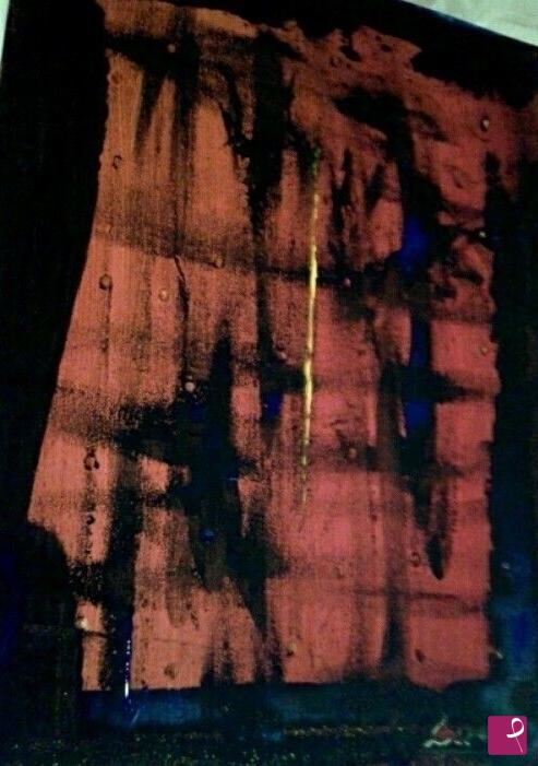 quadri in vendita online - COZZANI astratto "Discorsi" OLIO SU TELA 40X30 l'opera del cambiamento Autentica completa