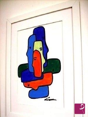 quadri in vendita online - COZZANI QUADRO ASTRATTO MONOLITI DI COLORE OPERA UNICA dipinto alto pregio no finzi amadio kostabi formichetti