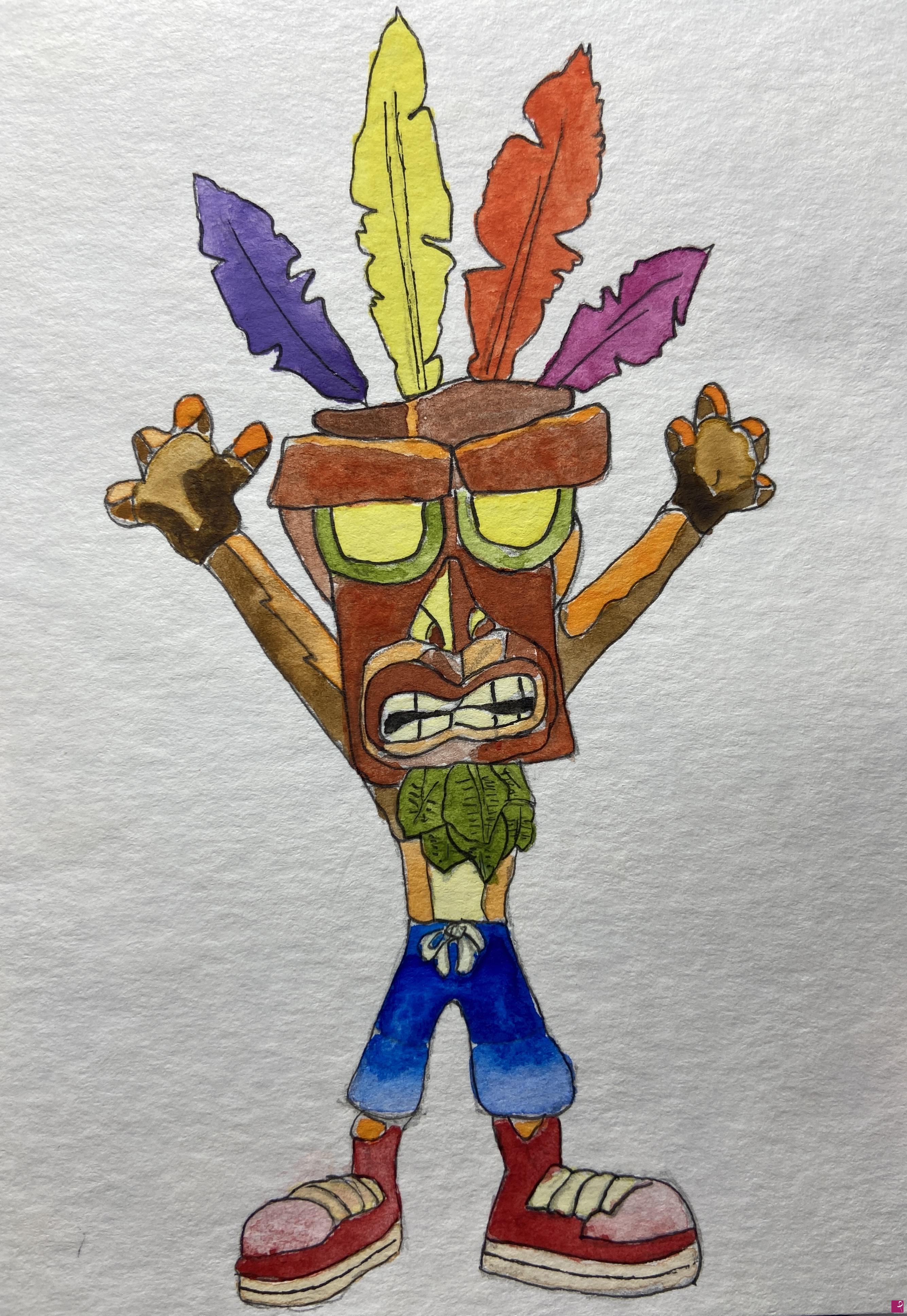 quadri in vendita online - Crash Bandicoot