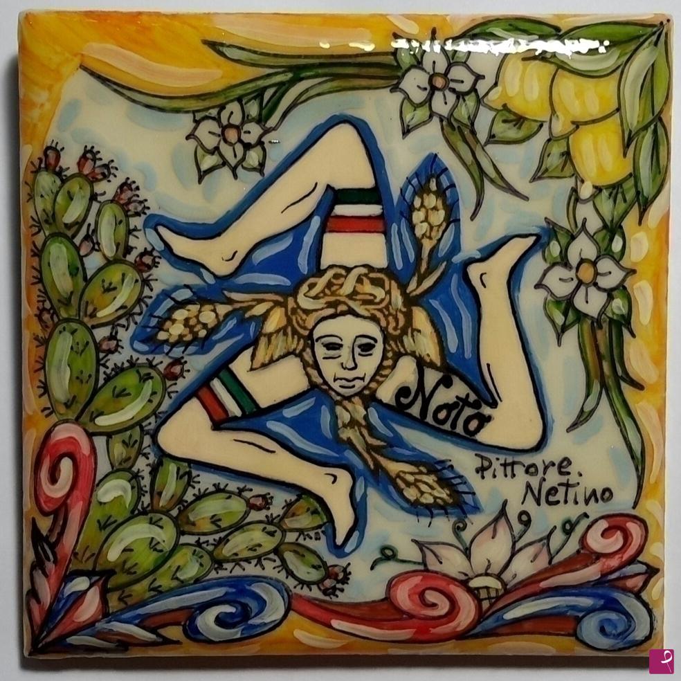 quadri in vendita online - Creazioni artistiche siciliane - collezione 20121 n.° 23 serie: souvenir siciliani 