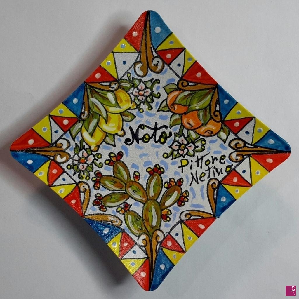 quadri in vendita online - Creazioni artistiche siciliane - collezione 2020 n.° 37 serie : souvenir siciliane
