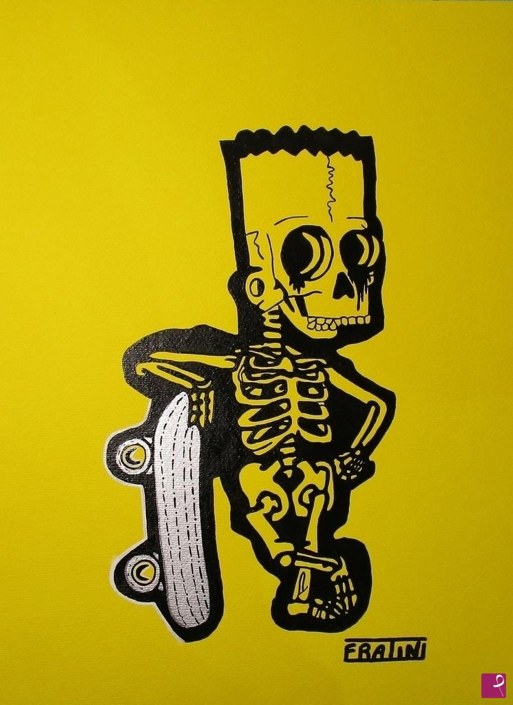 quadri in vendita online - Creepy Bart