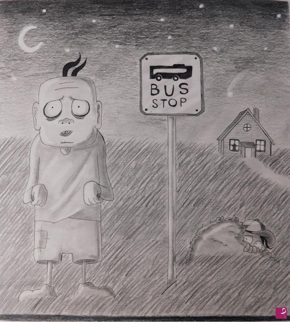 quadri in vendita online - Creepy night 