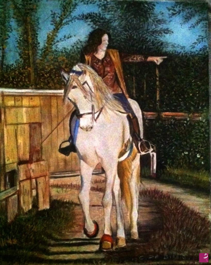 quadri in vendita online - cristina  a  cavallo
