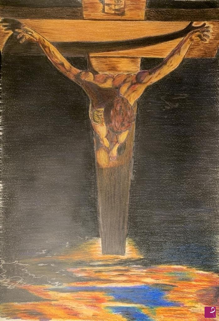 quadri in vendita online - cristo - Dalì