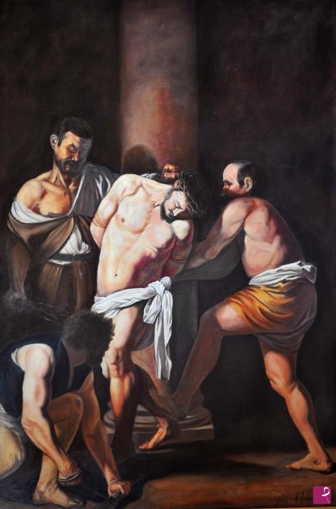 quadri in vendita online - Cristo alla colonna