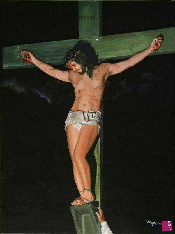 quadri in vendita online - Cristo alla croce