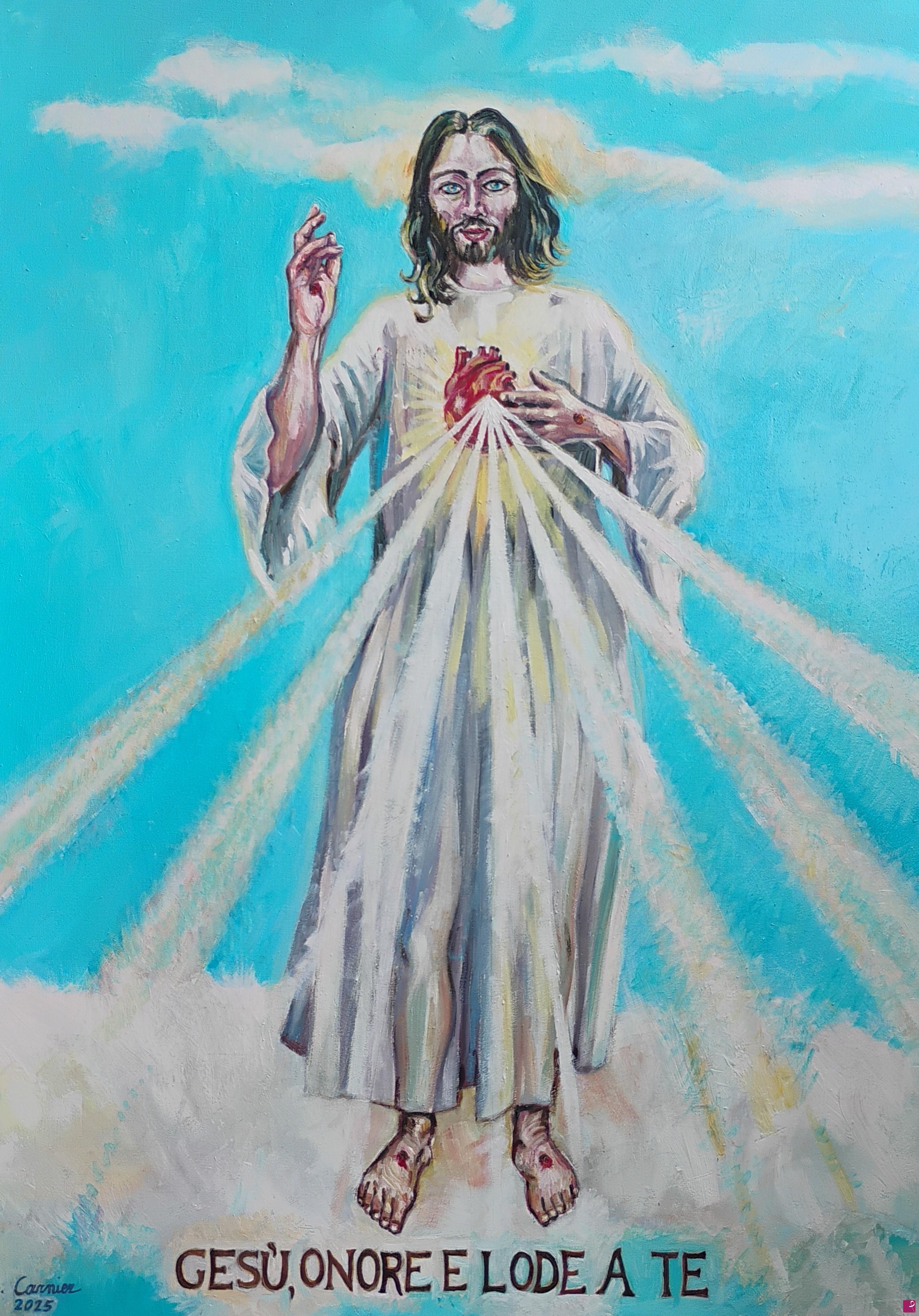 quadri in vendita online - Cristo Benedicente 