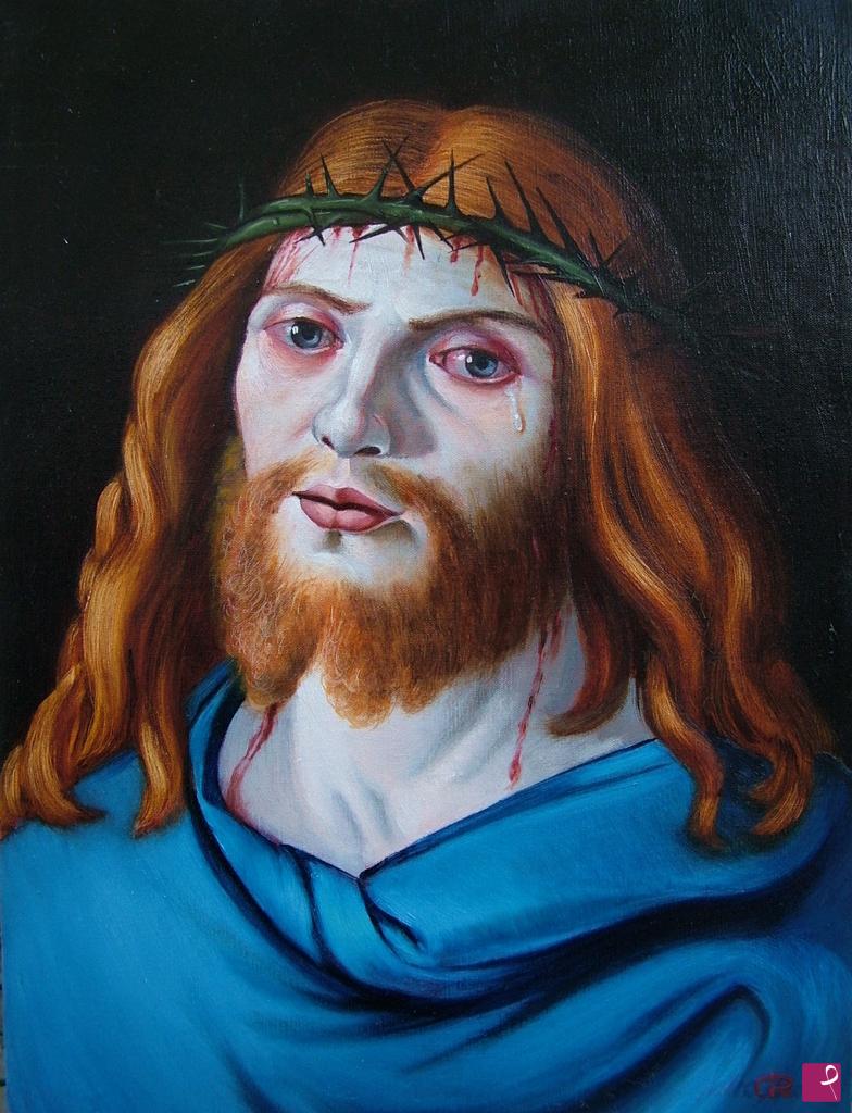 quadri in vendita online - Cristo coronato