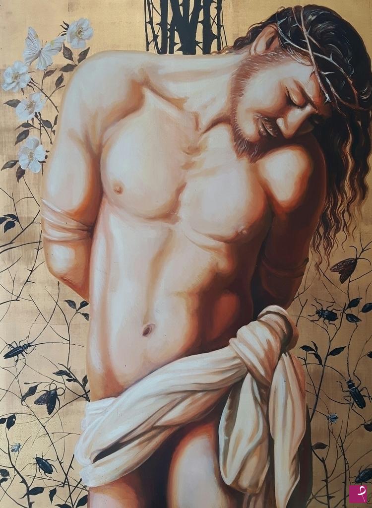 quadri in vendita online - Cristo degli scarafaggi...da Caravaggio