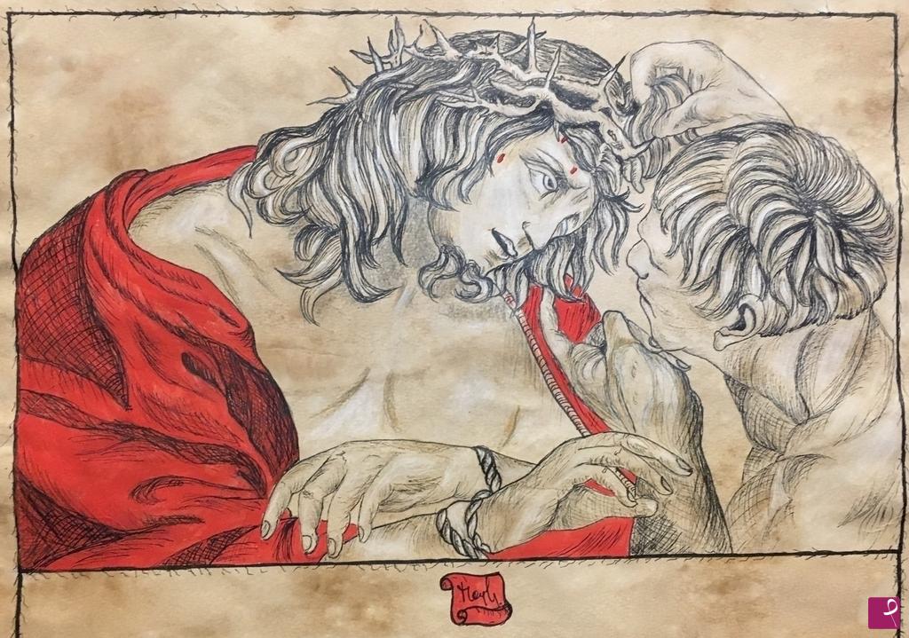 quadri in vendita online - Cristo deriso