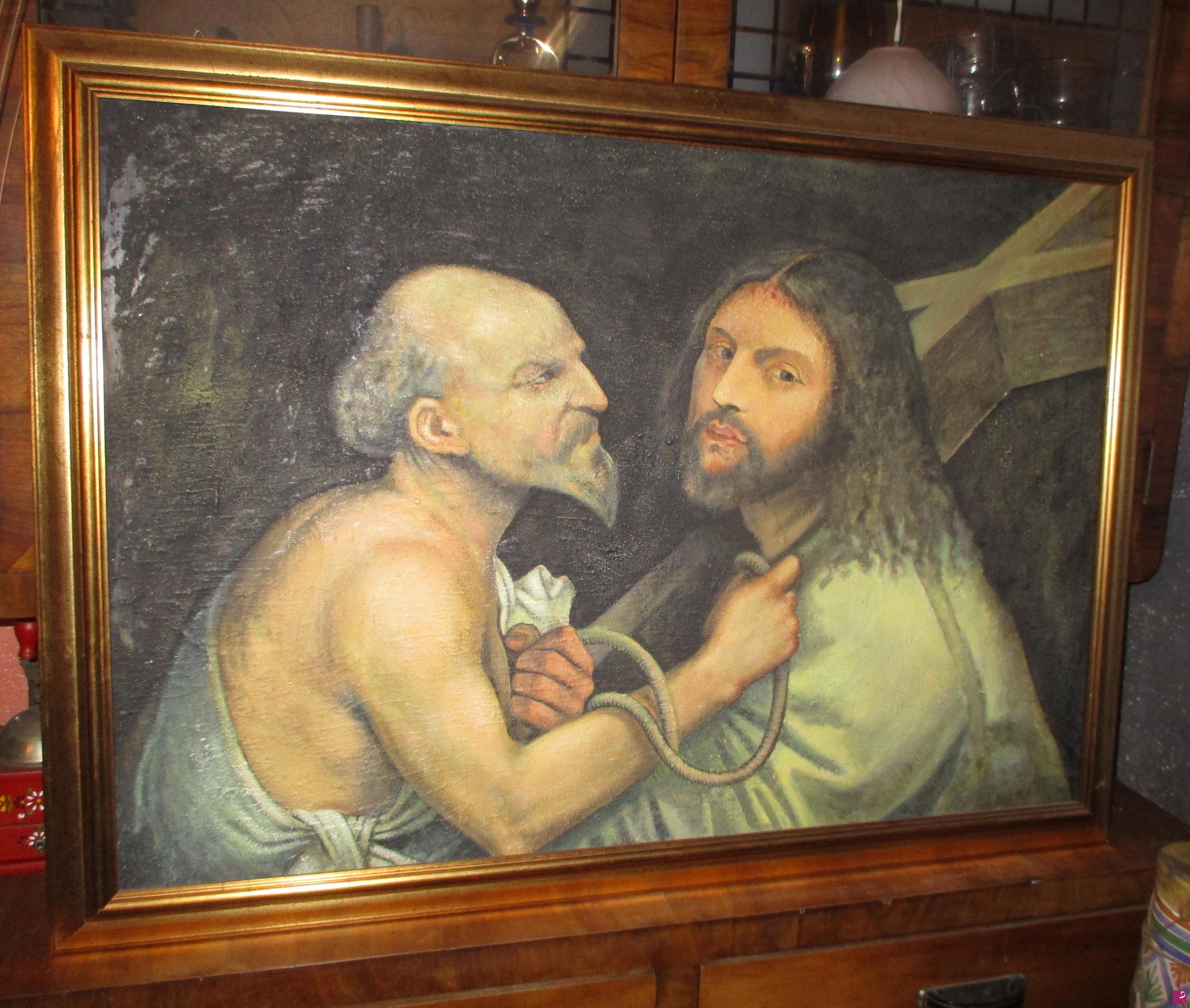 quadri in vendita online - Cristo e il manigoldo