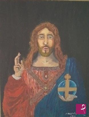 quadri in vendita online - Cristo Pantocratore