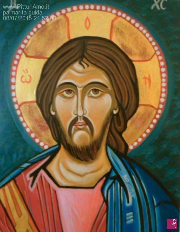quadri in vendita online - Cristo pantokrator
