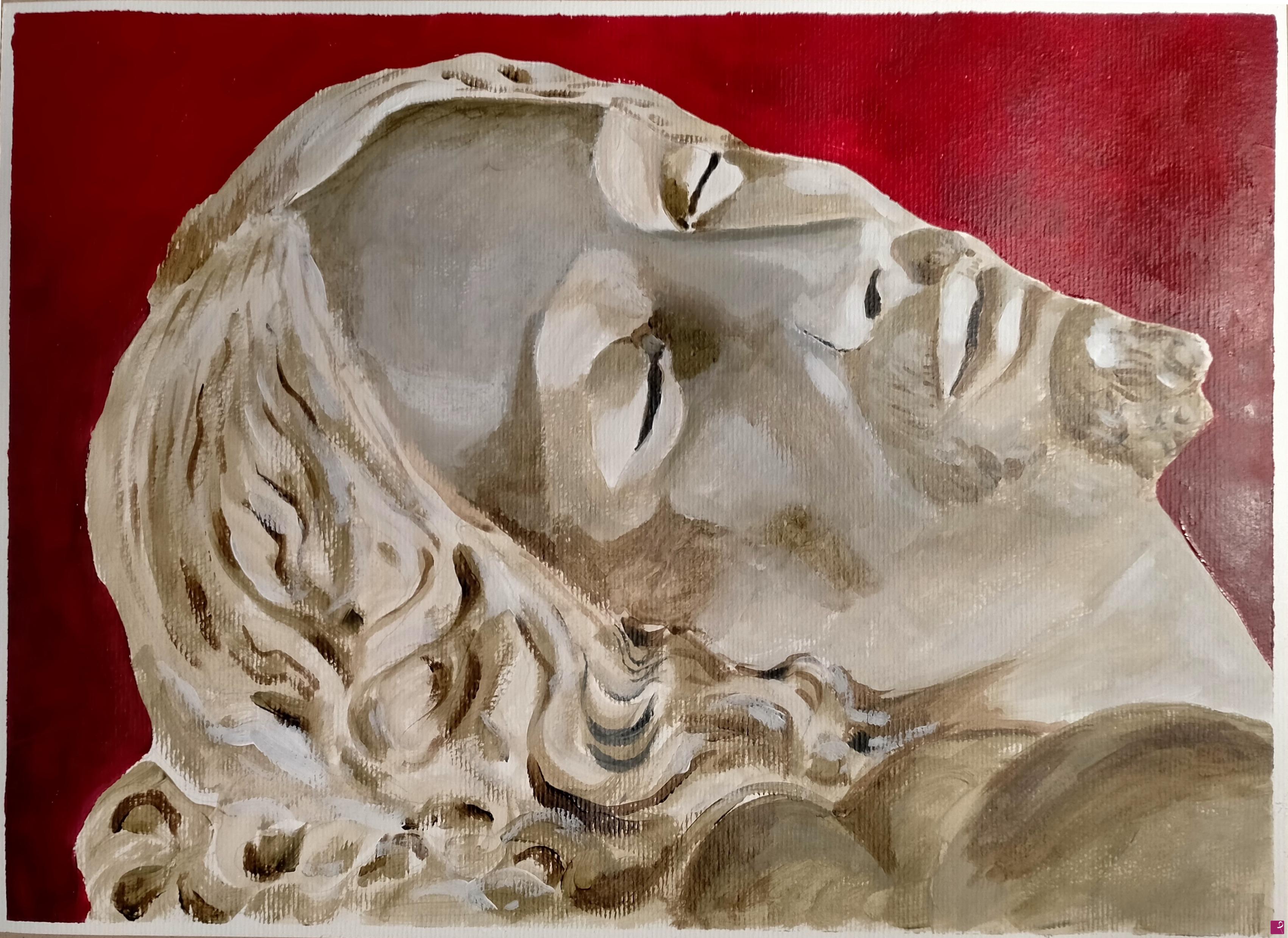 quadri in vendita online - Cristo, Pietà, particolare