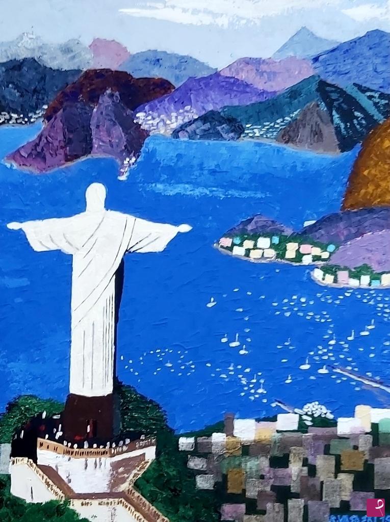 quadri in vendita online - CRISTO REDENTORE A RIO