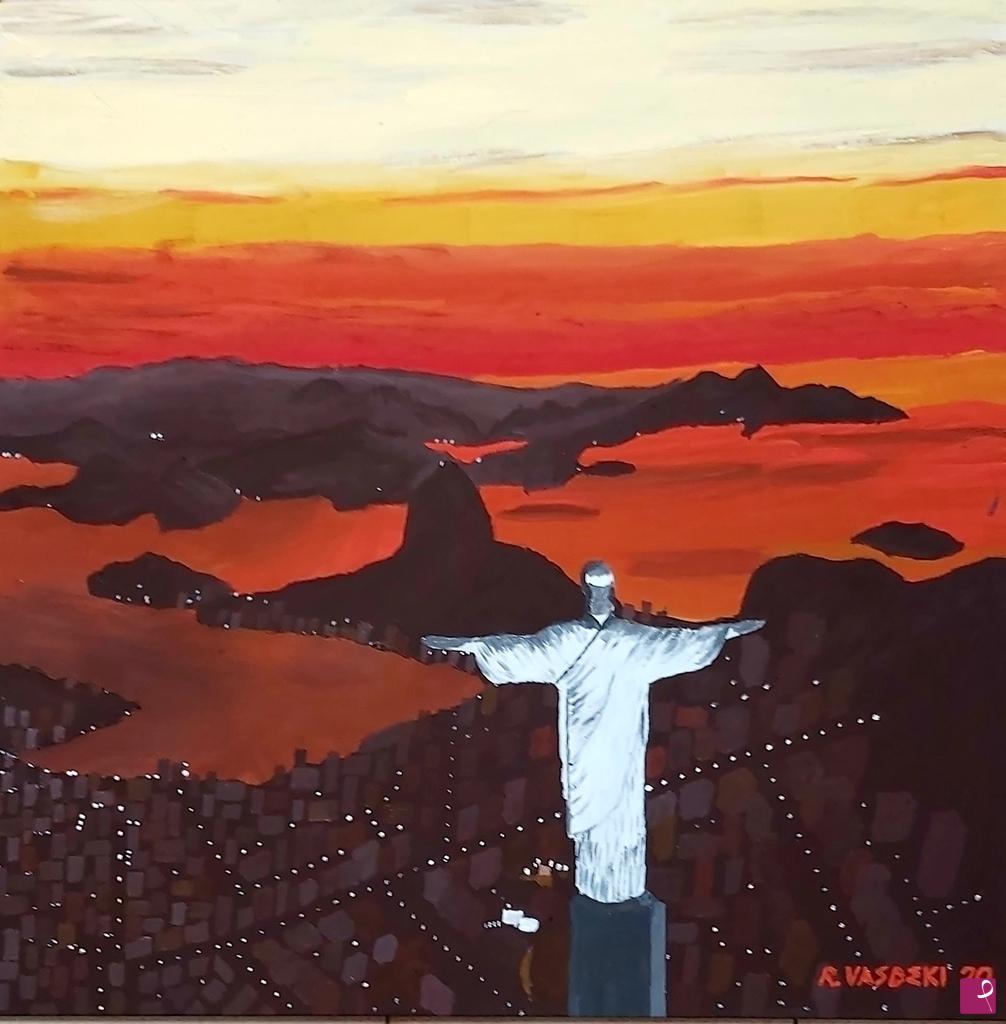 quadri in vendita online - CRISTO REDENTORE (DI NOTTE)