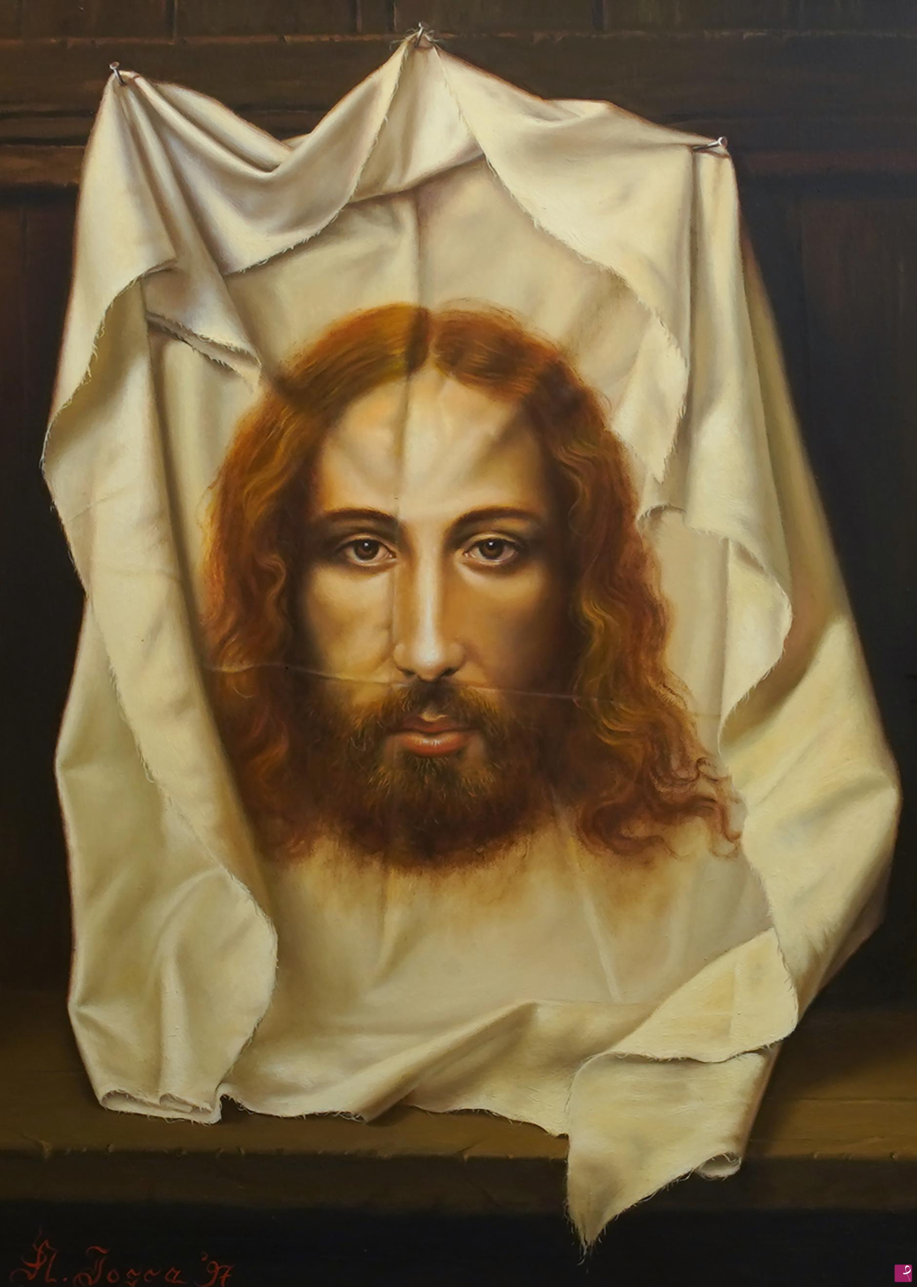 quadri in vendita online - Cristo su drappo