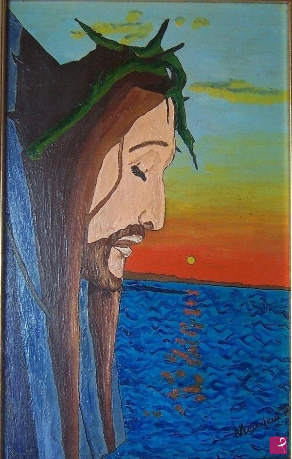 quadri in vendita online - Cristo sul mare
