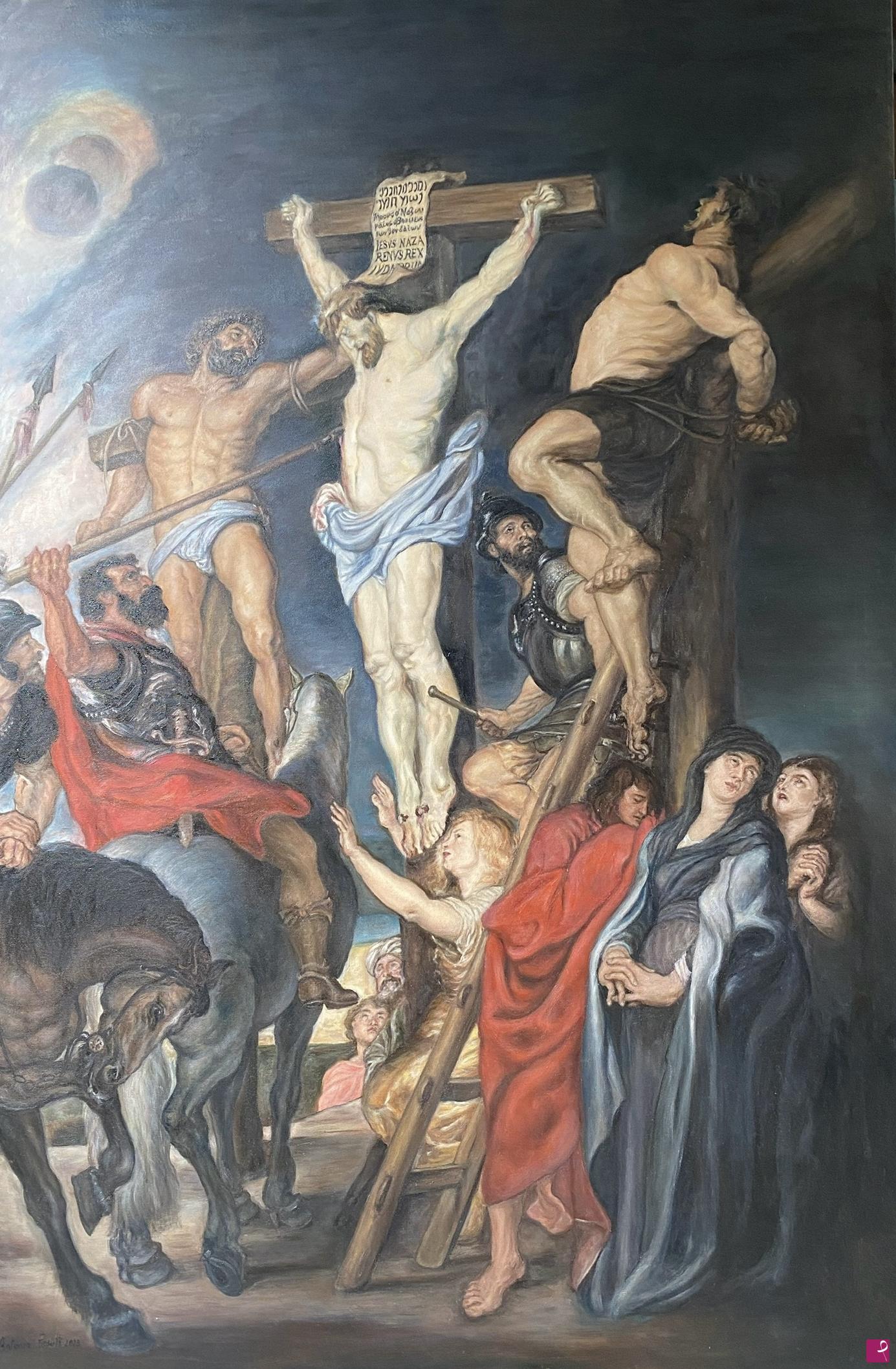 quadri in vendita online - Cristo tra i ladroni 