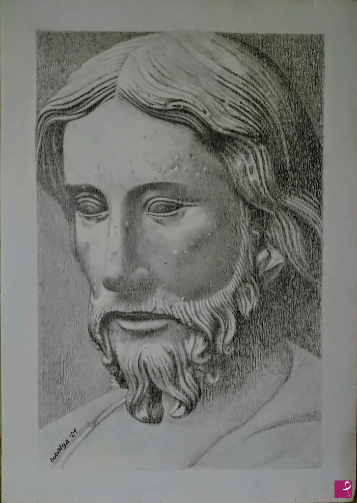 quadri in vendita online - Cristus Docens (portale della cattedrale di Chartres)