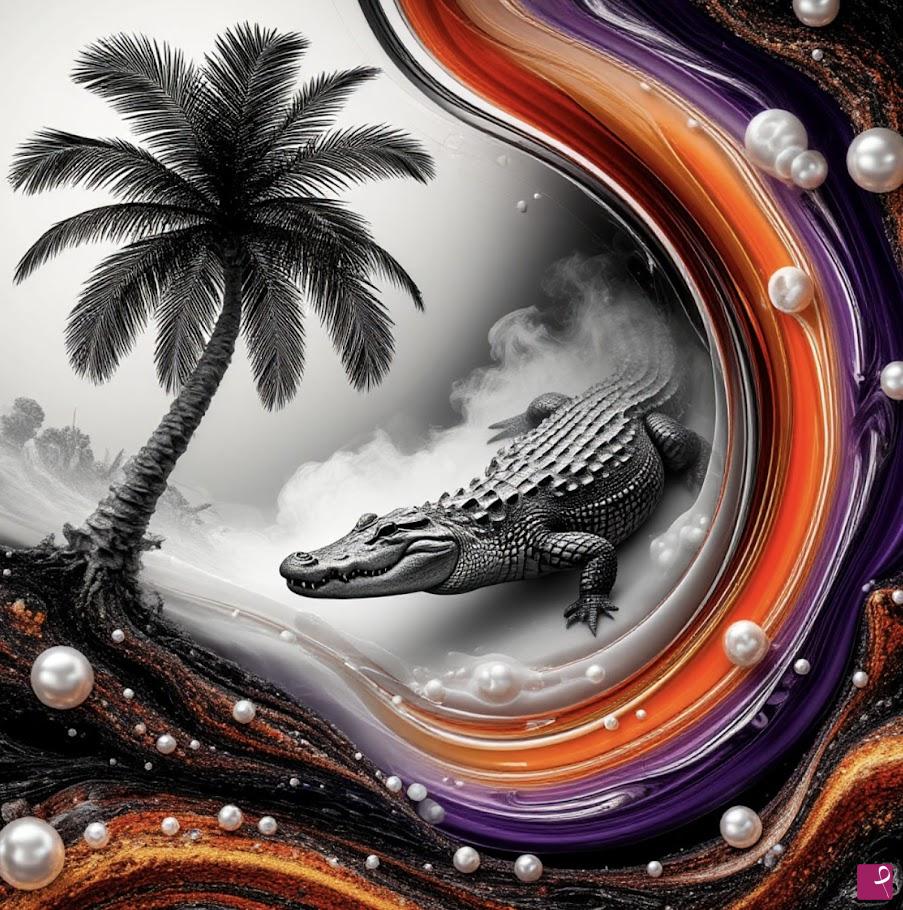 quadri in vendita online - Crocodile