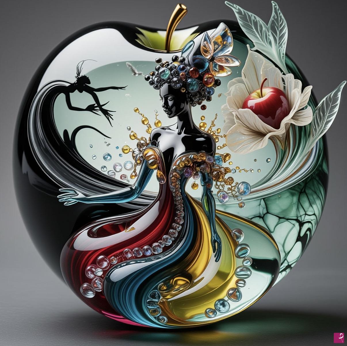 quadri in vendita online - Crystal apple