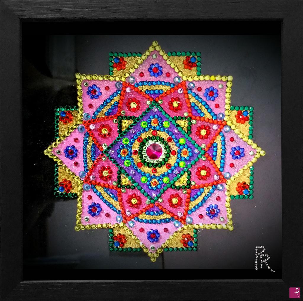 quadri in vendita online - Crystal mandala 08