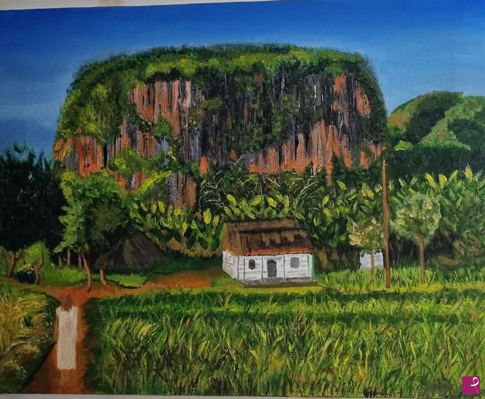 quadri in vendita online - Cuba Valle de Viñales 