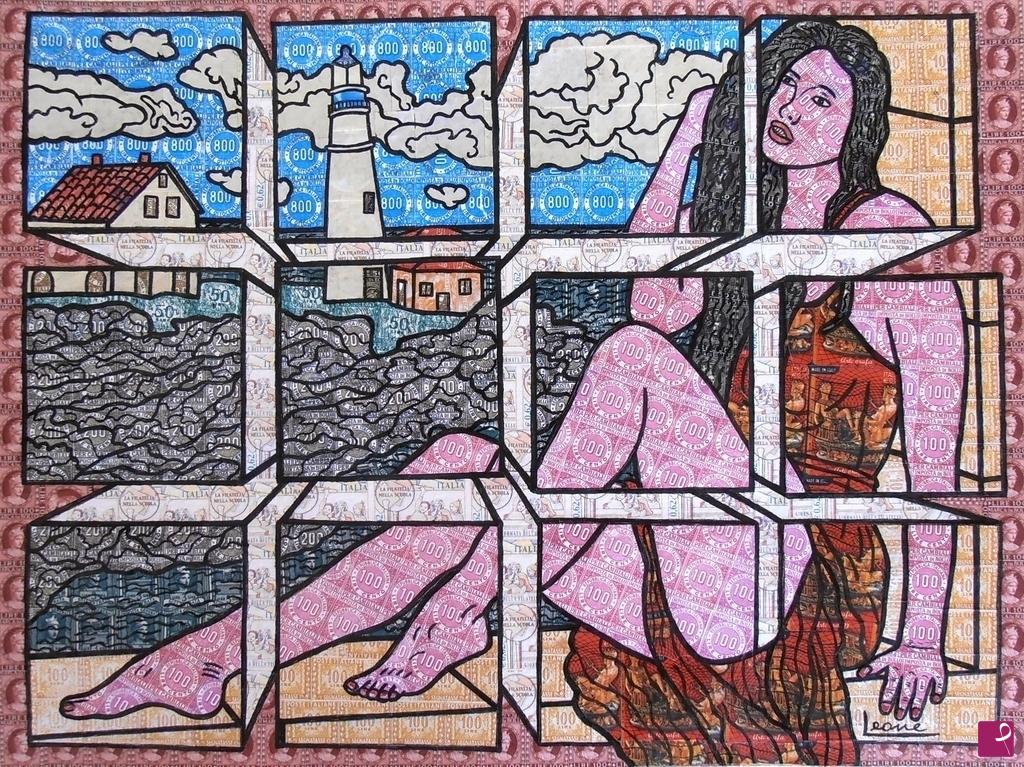 quadri in vendita online - CUBO-PUZZLE: VISTA MARE