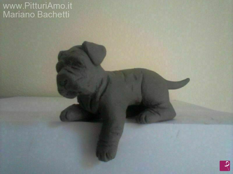 quadri in vendita online - Cucciolo Mastino Napoletano